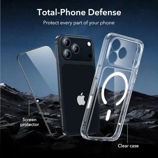 ESR iPhone 17 Pro HaloLock MagSafe Classic Hybrid Set product photo
