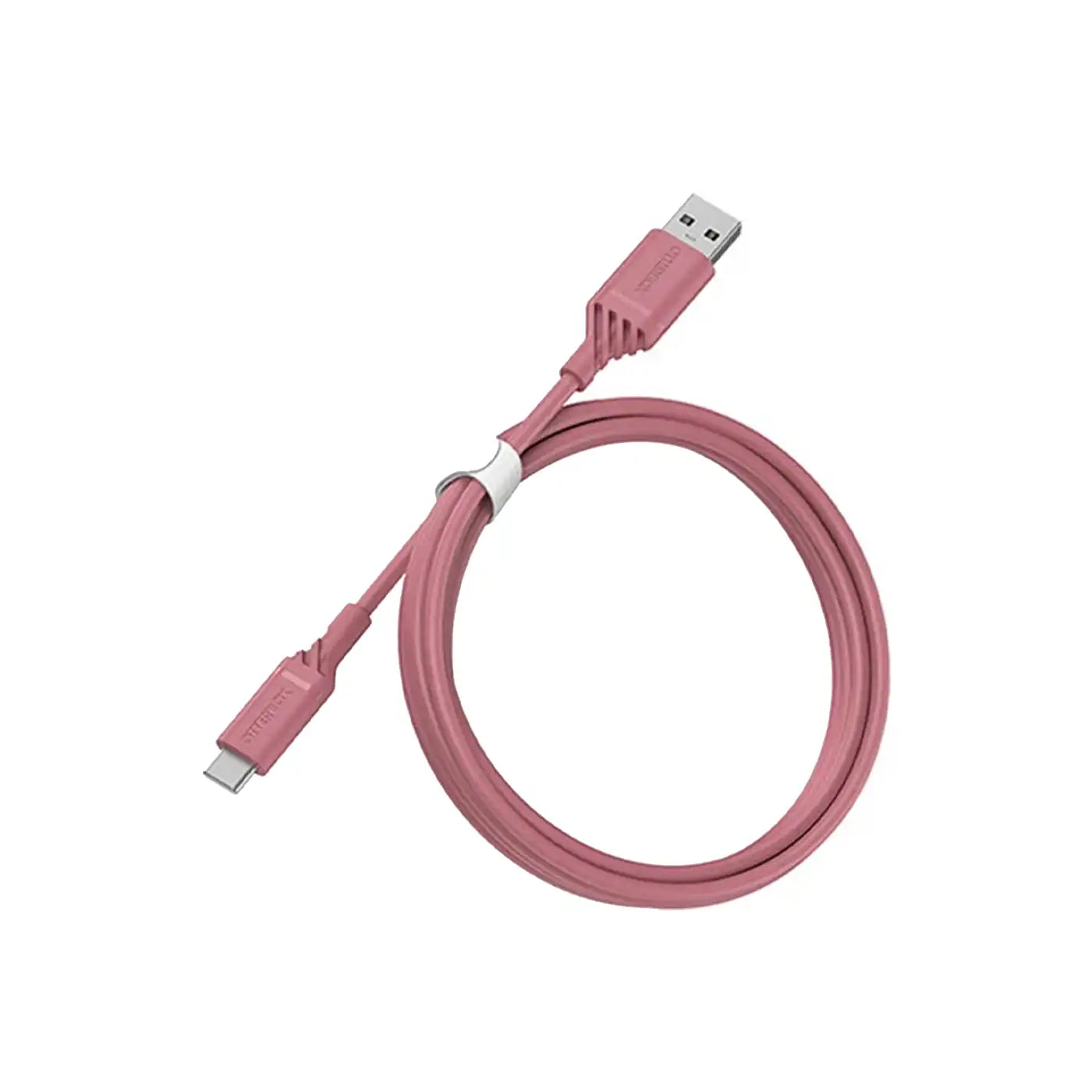 OtterBox Reinforced USB-A to USB-C Cable 1M - Matte pink