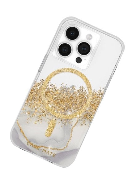 Case-Mate iPhone 15 Pro Karat Mobile Case with Magsafe- Marble product photo