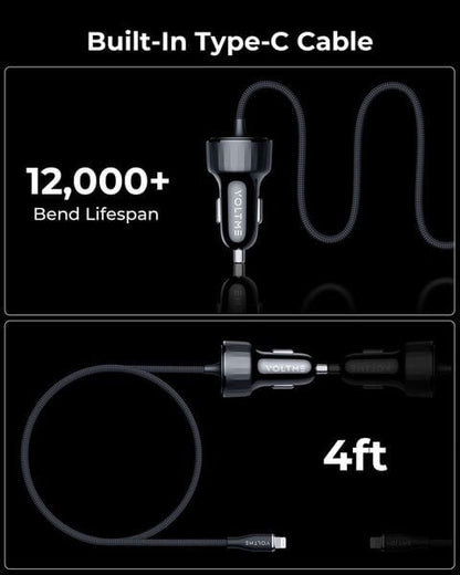 Voltme Cazo Series Car Charger Cazo 49 5W L-A with Magnetic Cable additional product image