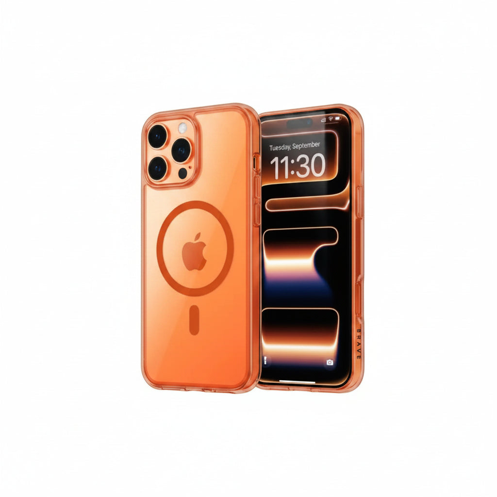 Brave iPhone 17 Pro Guard Protective Case - Orange