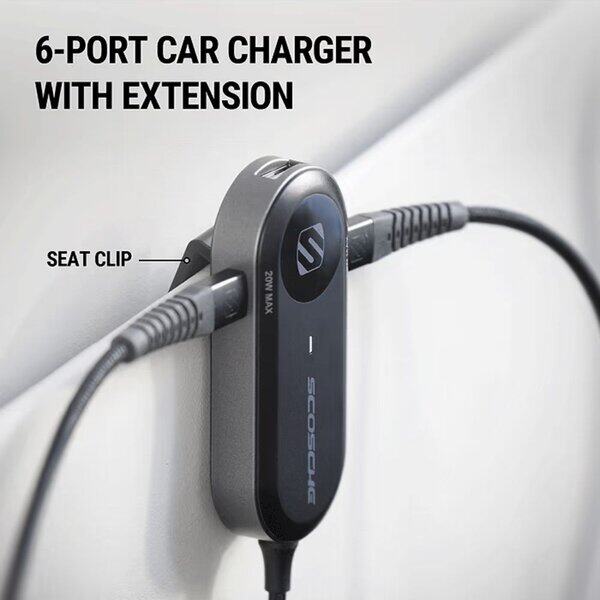 Scosche PowerVolt 100W Travel Car Charging Hub 6 Port additional product image