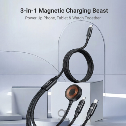 Brave BDC-53 Trivolt 3-in-1 Fast Charging Cable 100W product photo