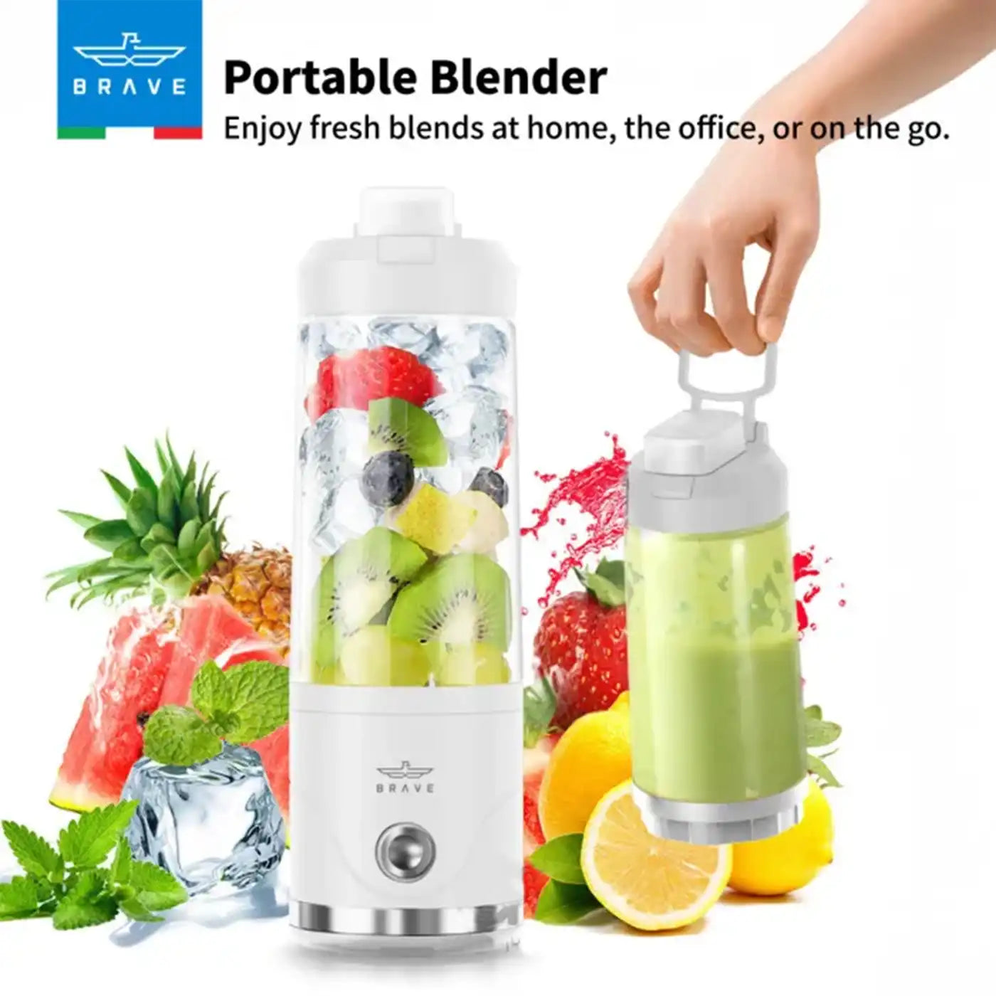 BRAVE Blendo Portable Blender 650ml White product photo
