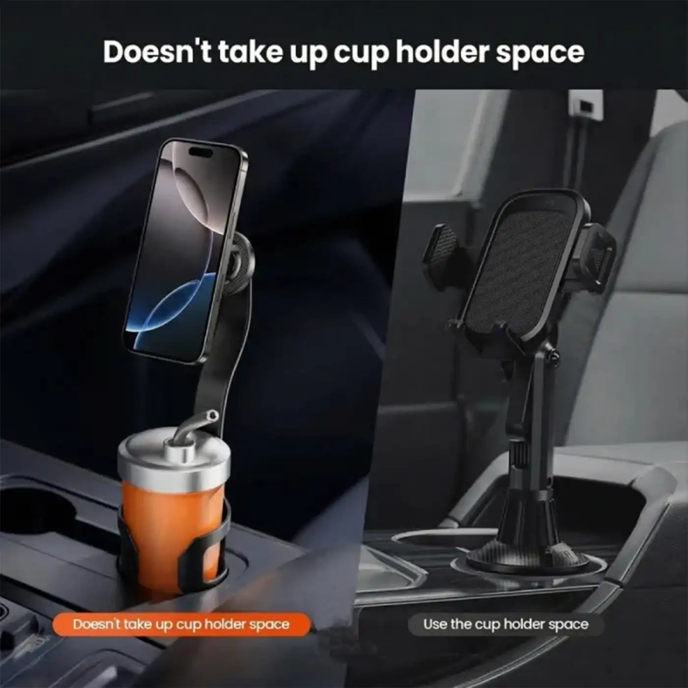 BRAVE BHL-58 Magnetic Cup Holder Phone Mount Black product photo