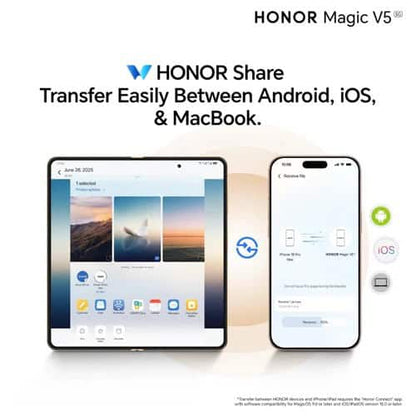 Honor Magic V5 5G - 512GB 7 95" -Ivory White product photo