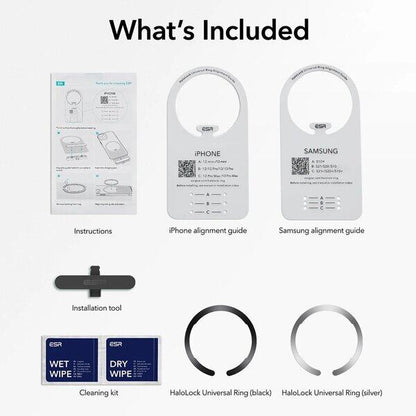 ESR HaloLock Universal Ring Wireless Charger MagSafe additional product image