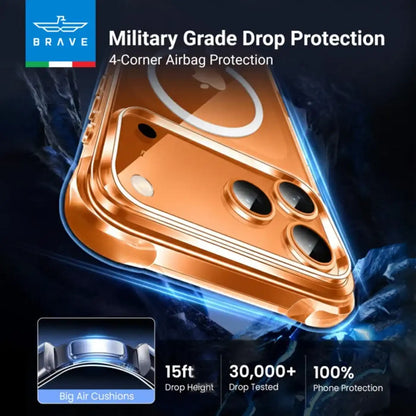 Brave iPhone 17 Pro  Protective Case- Clear
