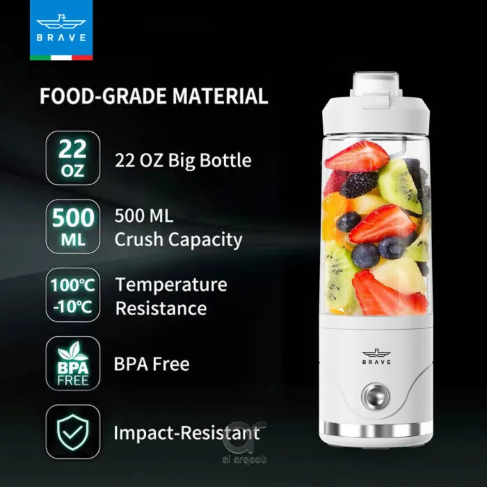 BRAVE Blendo Portable Blender 650ml White additional product image
