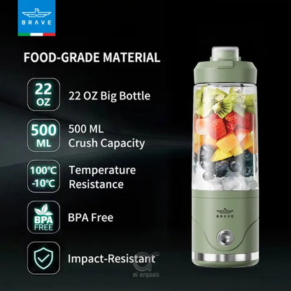 BRAVE Blendo Portable Blender 650ml Green additional product image