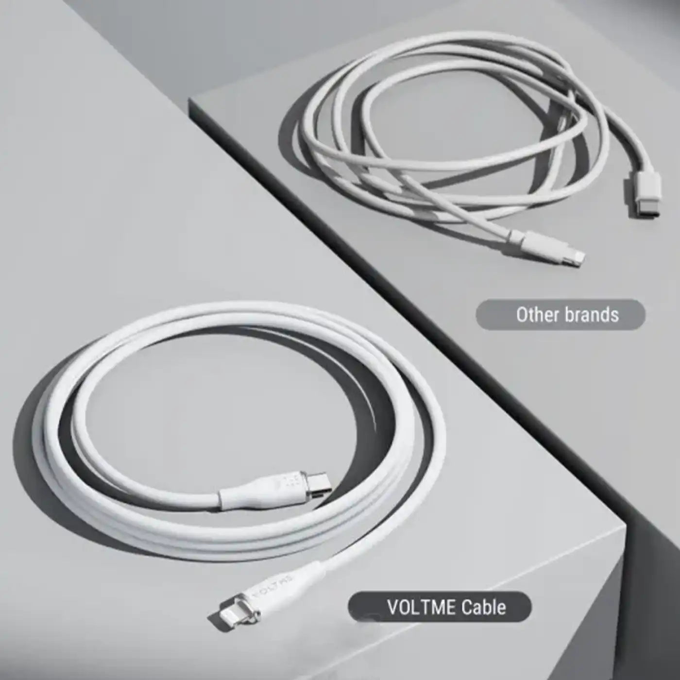 Voltme PowerLink MOSS USB-C to USB-C Cable – 60W – 1.8M – White