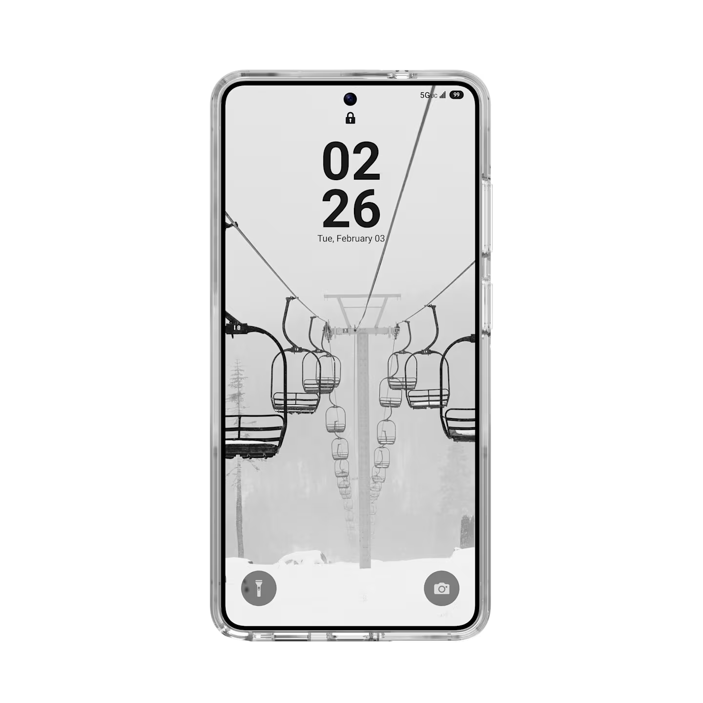 UAG Samsung Galaxy S26 Ultra Scout Clear Case with Magnet Ice White product image