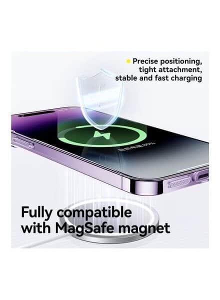 Baseus iPhone 15 Pro Max Lucent Series Magnetic Case- Clear product photo