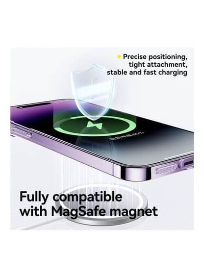 Baseus iPhone 15 Pro Max Lucent Series Magnetic Case- Clear product photo