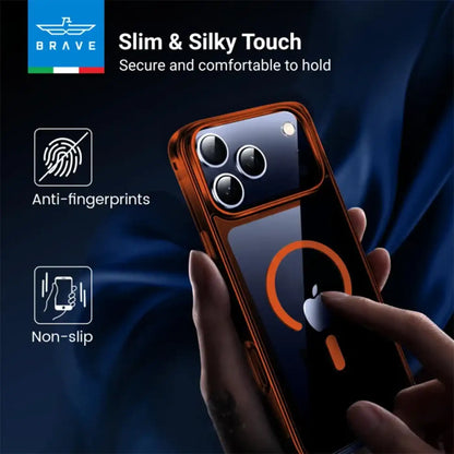 Brave iPhone 17 Pro Max Guard Protective Case - Orange