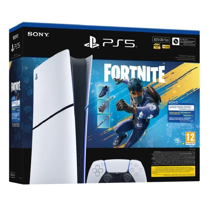 Sony PlayStation 5 Digital Edition Console - Fortnite Flowering Chaos Bundle R2