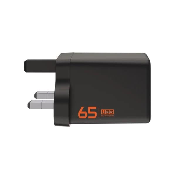 UAG Wall Charger SRGE 65W 3Port UK - Black product image