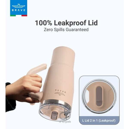 Brave Temp Guard Vacuum Insulated Travel Mug 950ml - Brown product photo