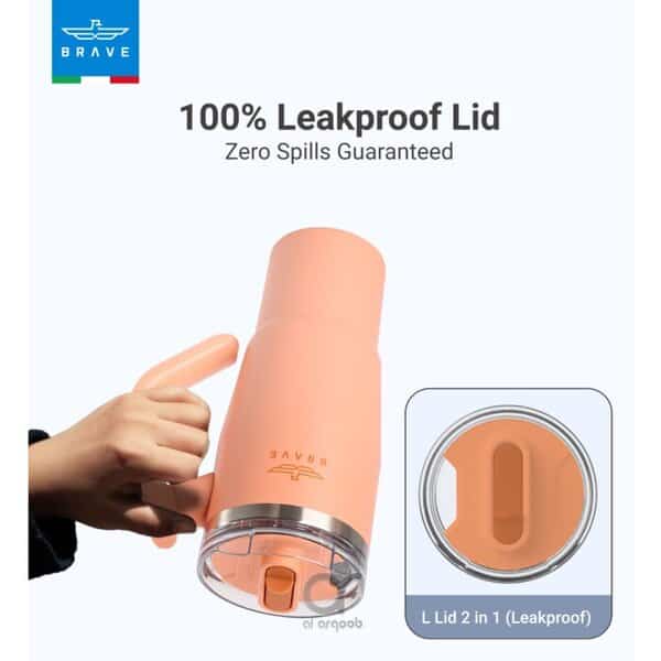Brave Temp Guard Vacuum Insulated Travel Mug 950ml - Orange product photo