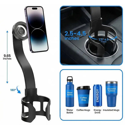 BRAVE BHL-58 Magnetic Cup Holder Phone Mount Black product image