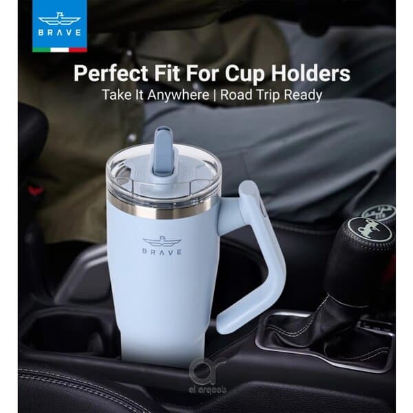 Brave Temp Guard Vacuum Insulated Travel Mug 950ml - Sky Blue additional product image