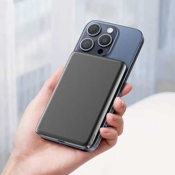 Acefast PD18W Ultra-Thin Magnetic Wireless Charging Power Bank 5000mAh product photo