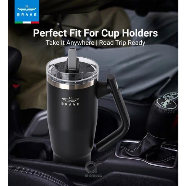 Brave Mug Vacuum Travel Mug 1200ml - Black product photo