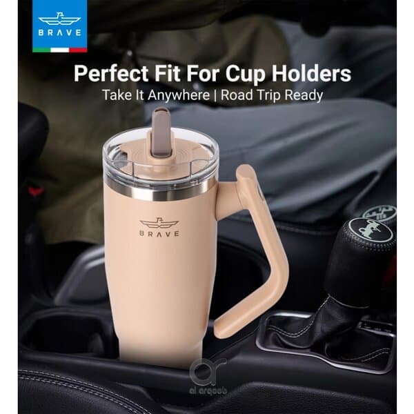 Brave Temp Guard Vacuum Insulated Travel Mug 1200ml - Brown additional product image