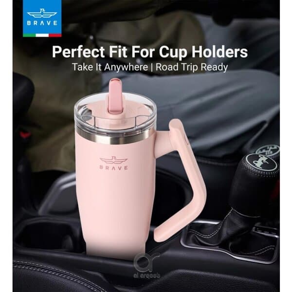 Brave Temp Guard Vacuum Insulated Travel Mug 1200ml - Light Pink additional product image