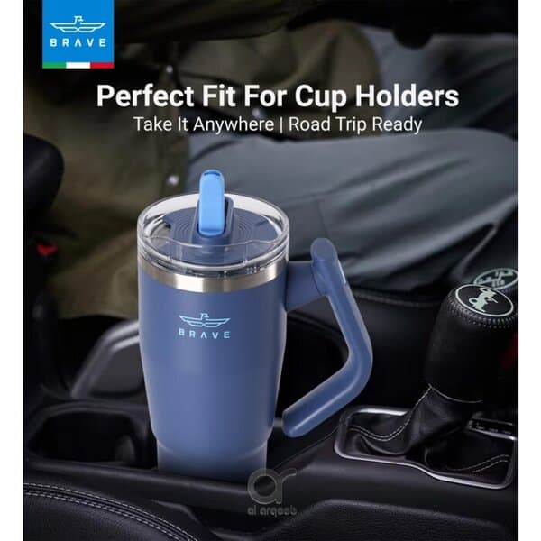 Brave Temp Guard Vacuum Insulated Travel Mug 1200ml - Deep Ocean product photo