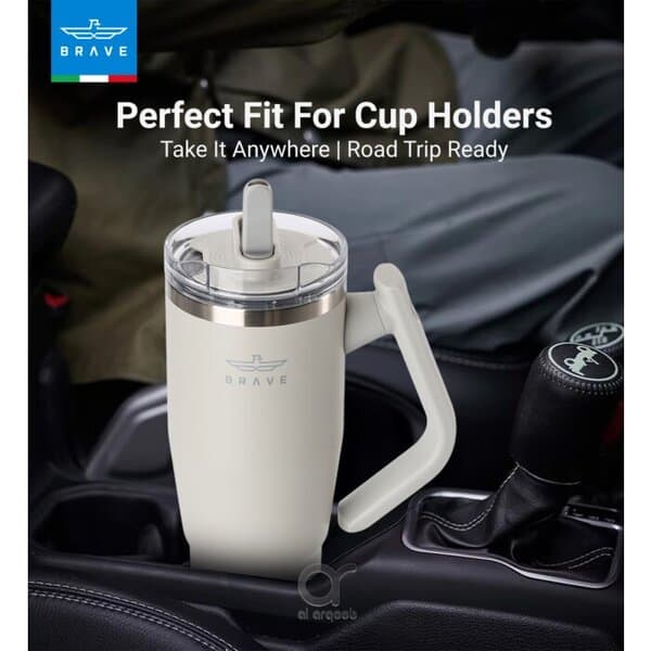 Brave Temp Guard Vacuum Insulated Travel Mug 1200ml - Light Grey additional product image