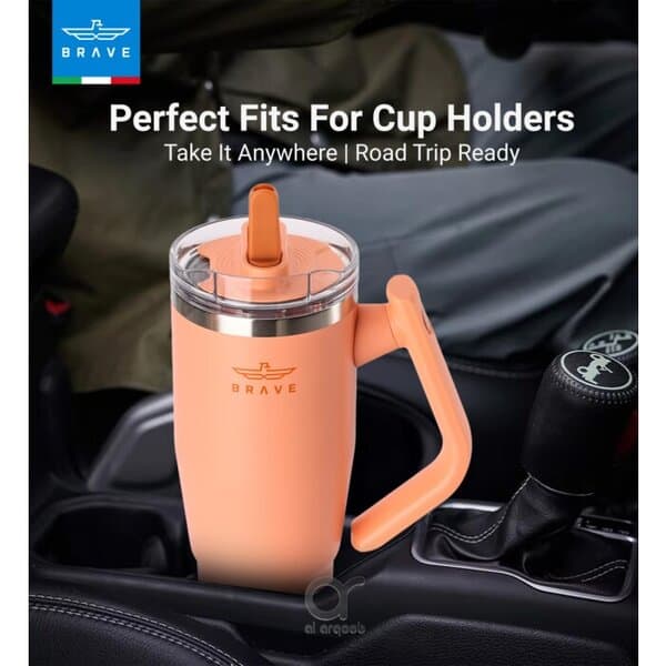 Brave Temp Guard Vacuum Insulated Travel Mug 1200ml - Orange additional product image