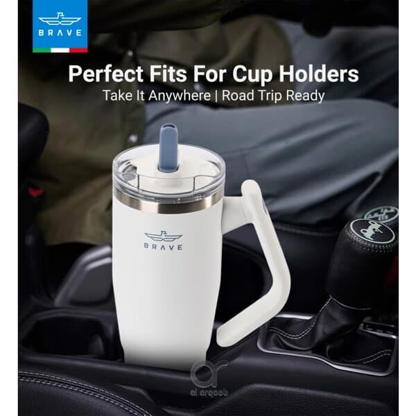 Brave Temp Guard Vacuum Insulated Travel Mug 1200ml - White product image