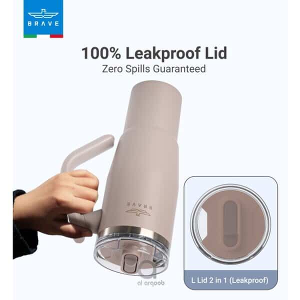 Brave Temp Guard Vacuum Insulated Travel Mug 1200ml - Dark Coffee product image