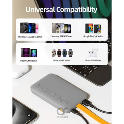 Voltme Hypercore 10K 22 5W Output Grey power bank product image