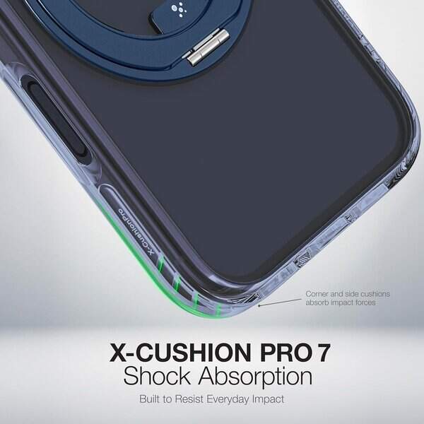AmazingThing iPhone 17 PRO 6 3 Titan Pro Magspin Drop Proof Case - BLUE