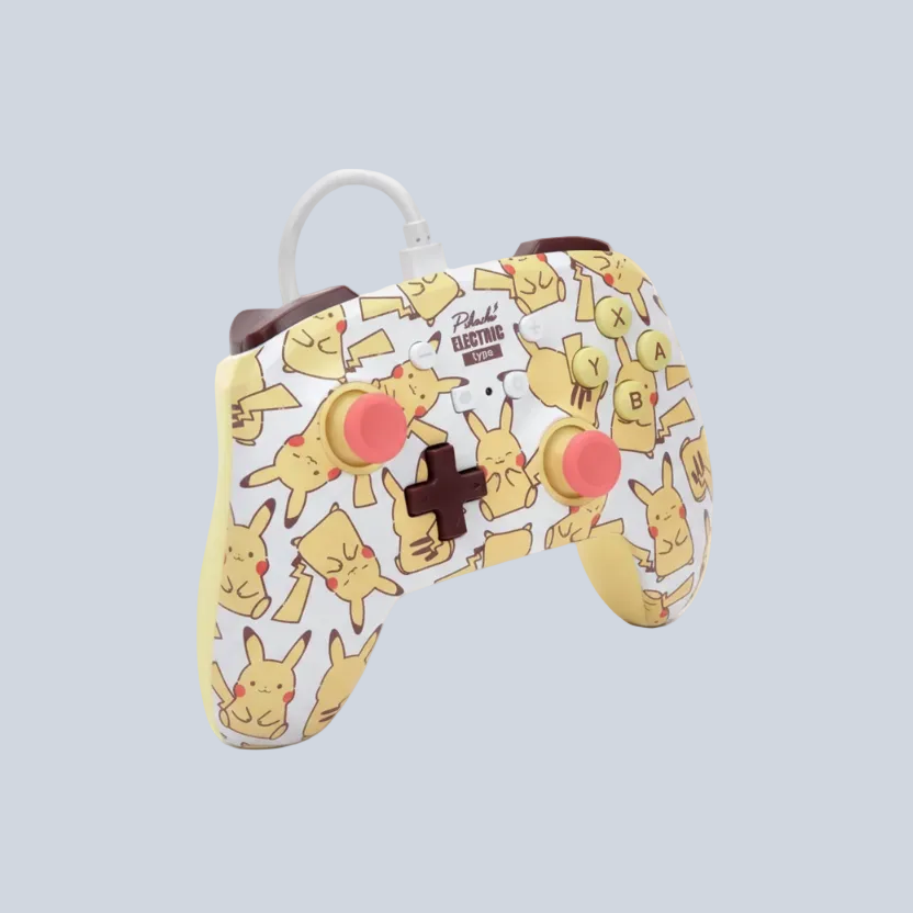 PowerA Nintendo Switch Enhanced Wired Controller - Pikachu Blush product photo