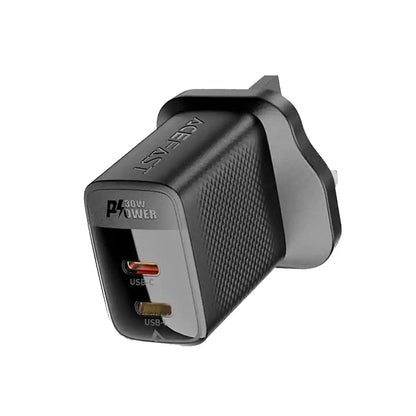 Acefast Gan Fast Dual USB-C + USB-L Port Charger A131