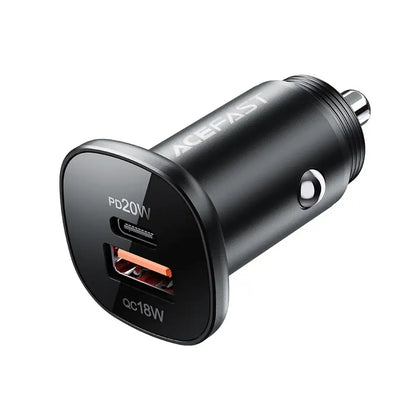 Acefast Fast Charge Car Charger B1 38W (1xUSB-C+1xUSB-A)