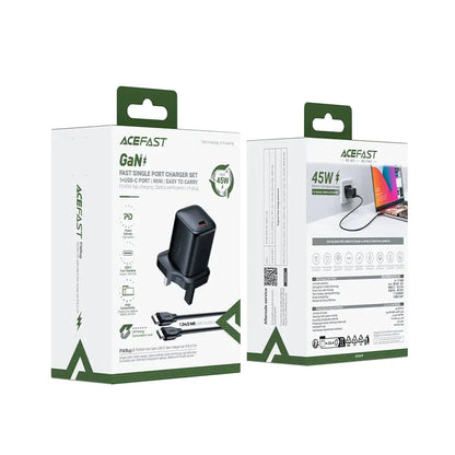 Acefast Fast Charge Wall Charger A133 PD45W GaN (1xUSB-C) UK
