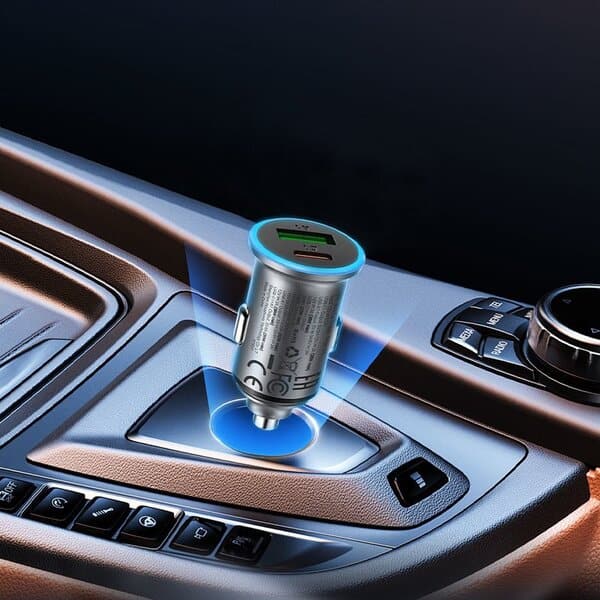 Acefast Fast Charge Car Charger B15 65W 1xUSB-C + 1xUSB-A additional product image