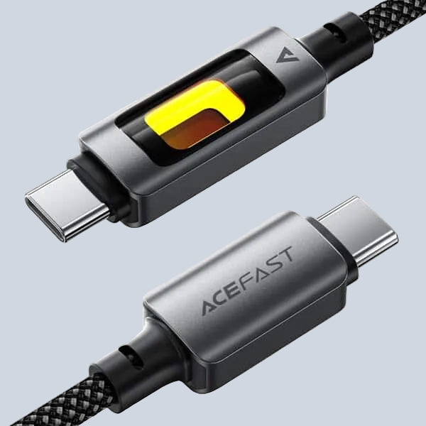 Acefast Charging Data Cable C21-03 USB-C to USB-C 60W product photo