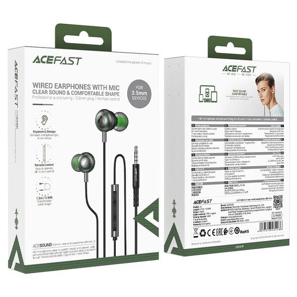Acefast Wired Earphones L4 Black additional product image