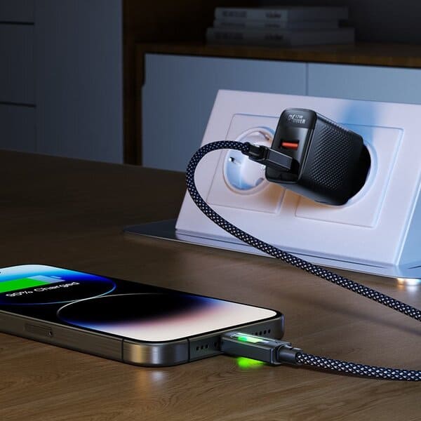 Acefast Charging Data Cable C21-03 USB-C to USB-C 60W product image