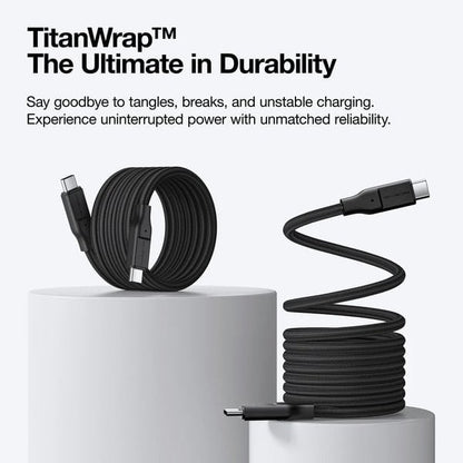 AmazingThing Magcord 60W USB-C To USB-C Magnetic Cable 1 2M - BLACK product photo