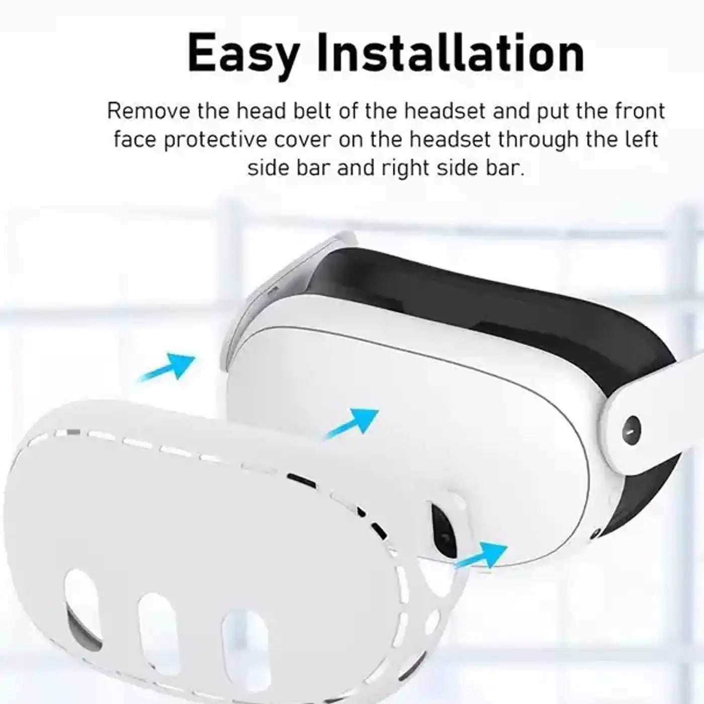 Oculus Silicone Protective Face Case for Meta Quest 3 - Black product image