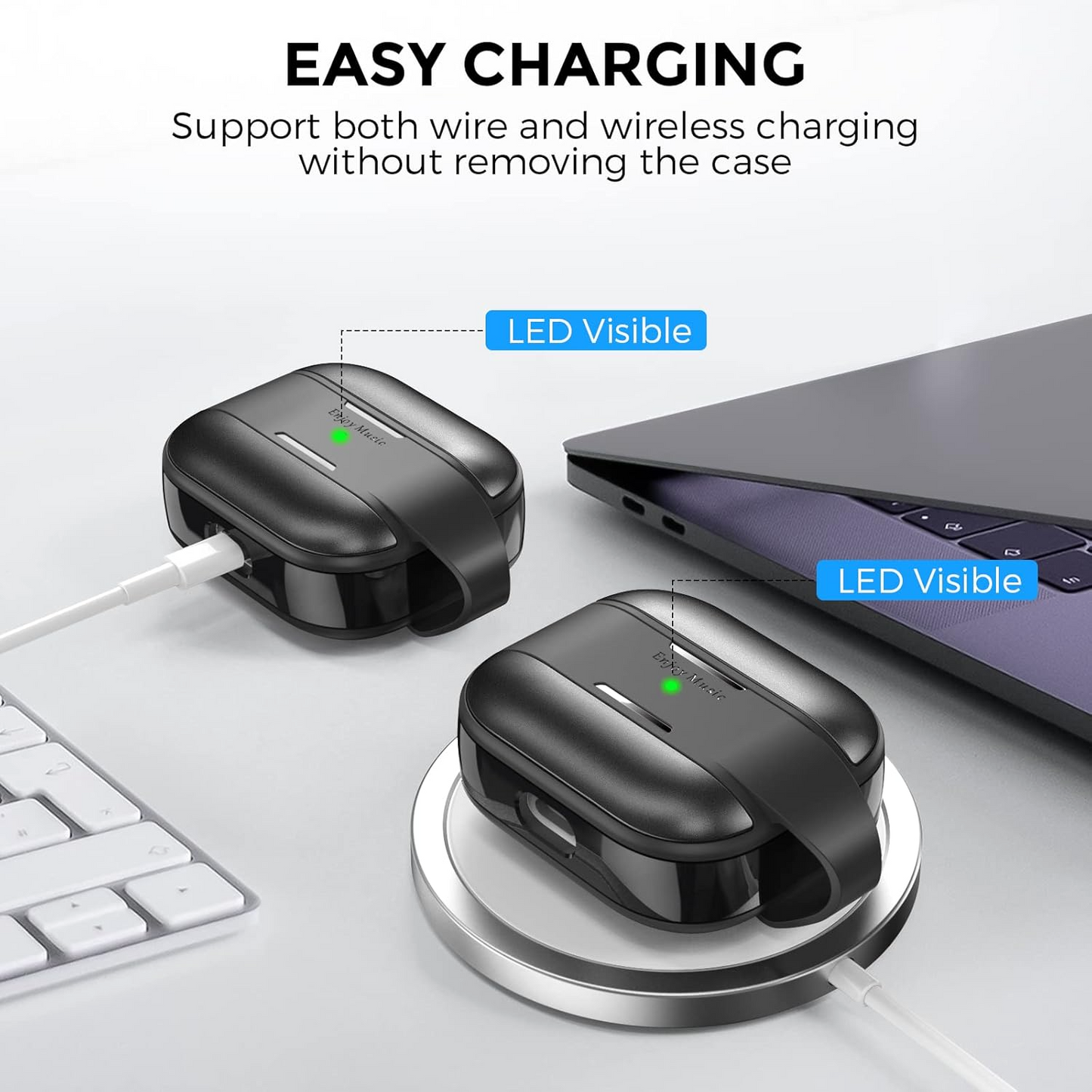 Ahastyle AirPods 3 TPU Case- Black product photo