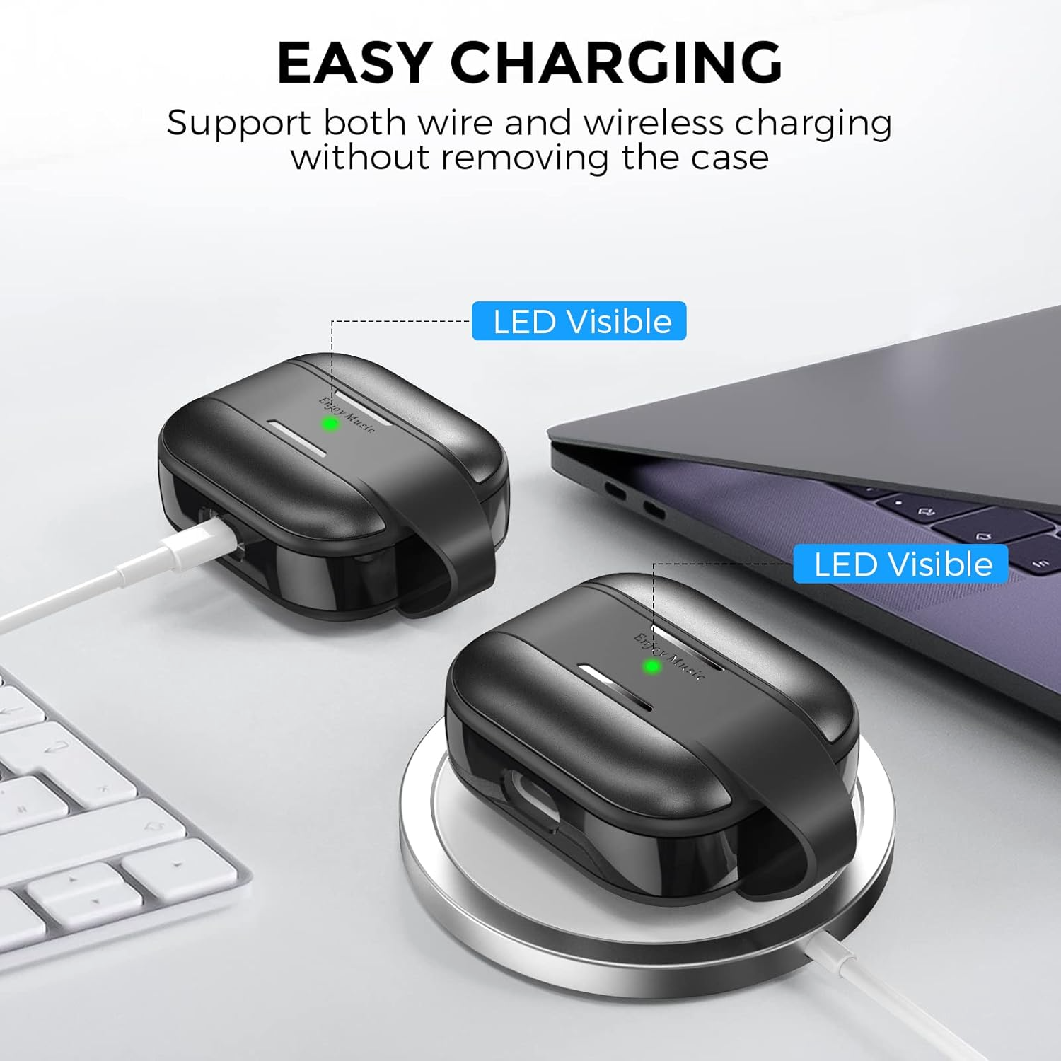 Ahastyle AirPods 3 TPU Case- Black product photo