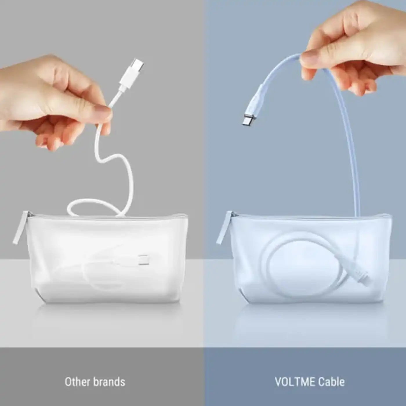 Voltme PowerLink MOSS USB-C to USB-C Cable – 100W – 1M – Blue