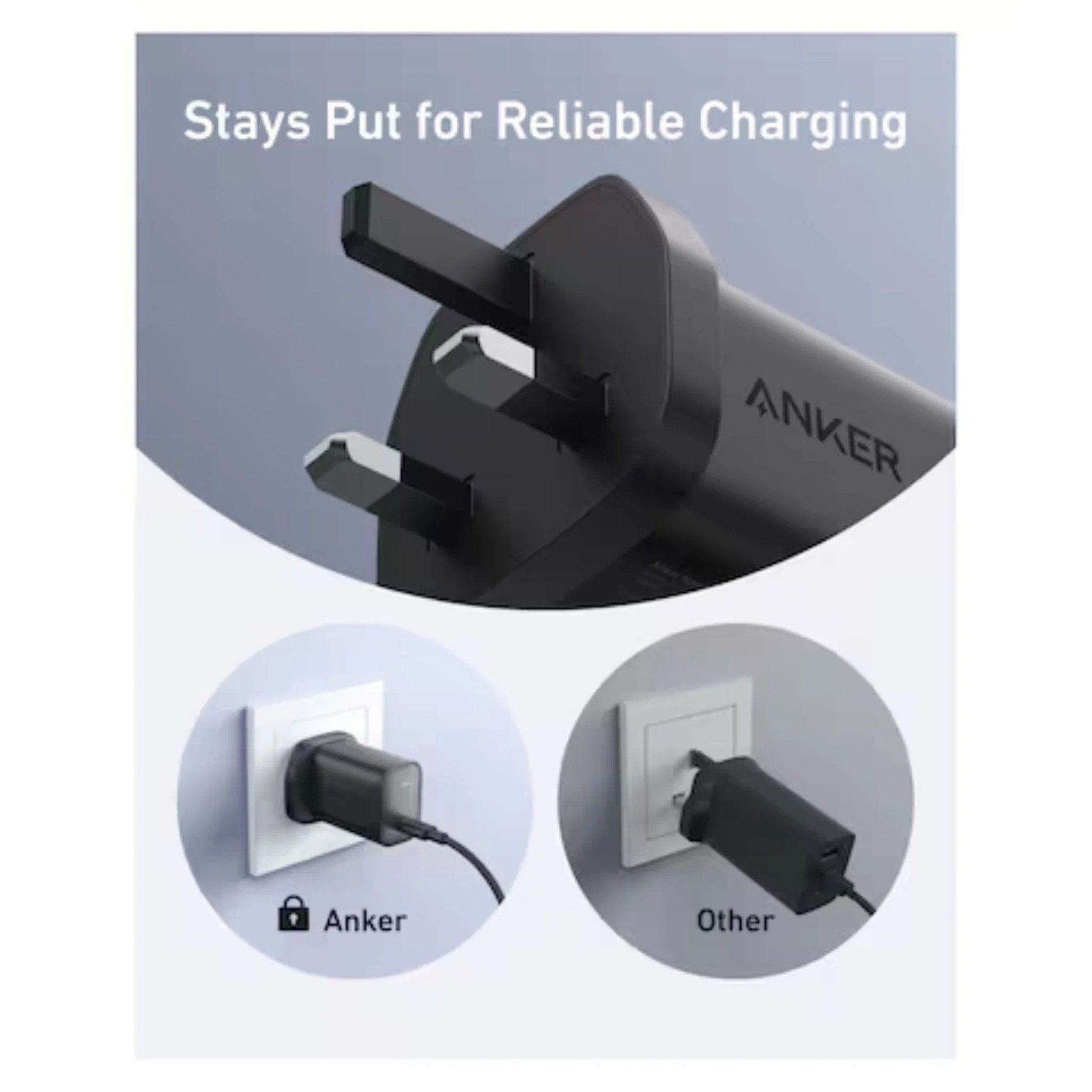 Anker Nano 100W Charger with 6ft 5A USB-C Cable Black additional product image